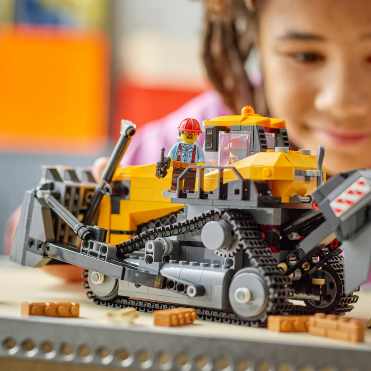 Yellow Bulldozer City LEGO