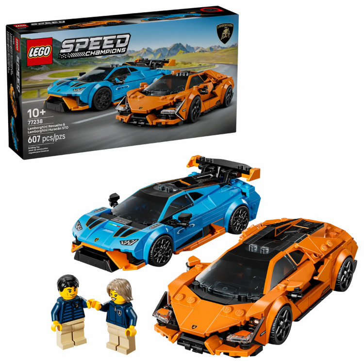 Lamborghini Revuelto & Huracán STO Speed Champions LEGO
