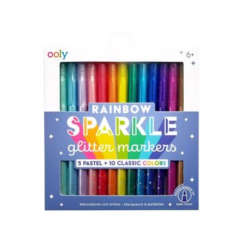 Ooly Rainbow Sparkle Glitter Markers