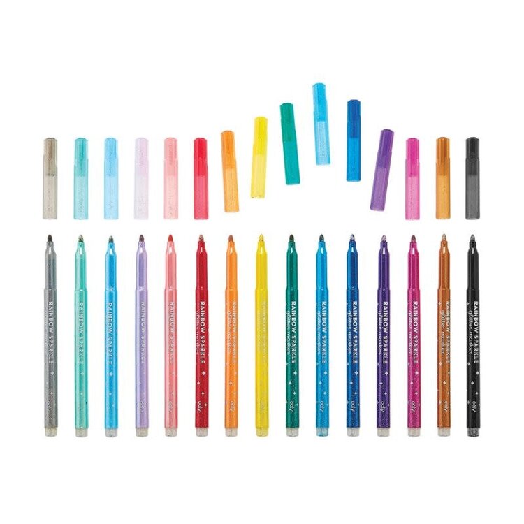 Ooly Rainbow Sparkle Glitter Markers