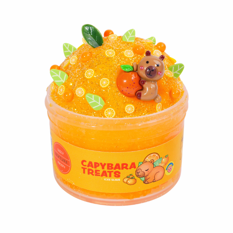 Capybara Treats Icee Slime Peachybbies