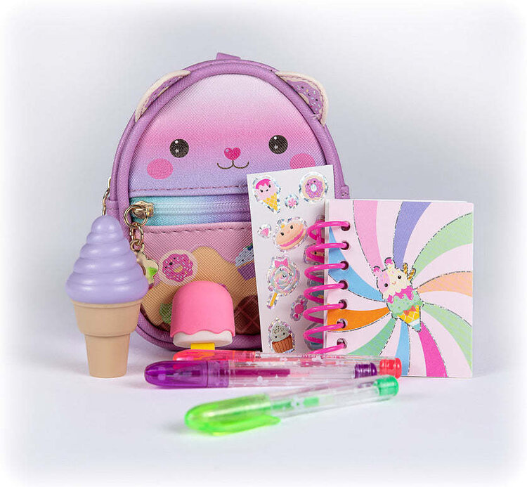 Sweet Mini Stationery Carrier Backpack Keychain