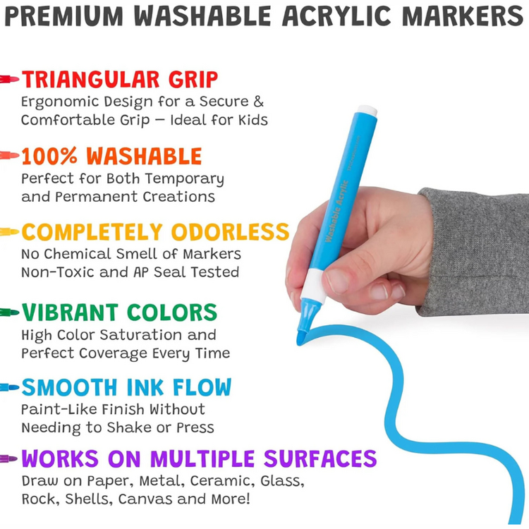 Magic Stix Washable Acrylic Markers