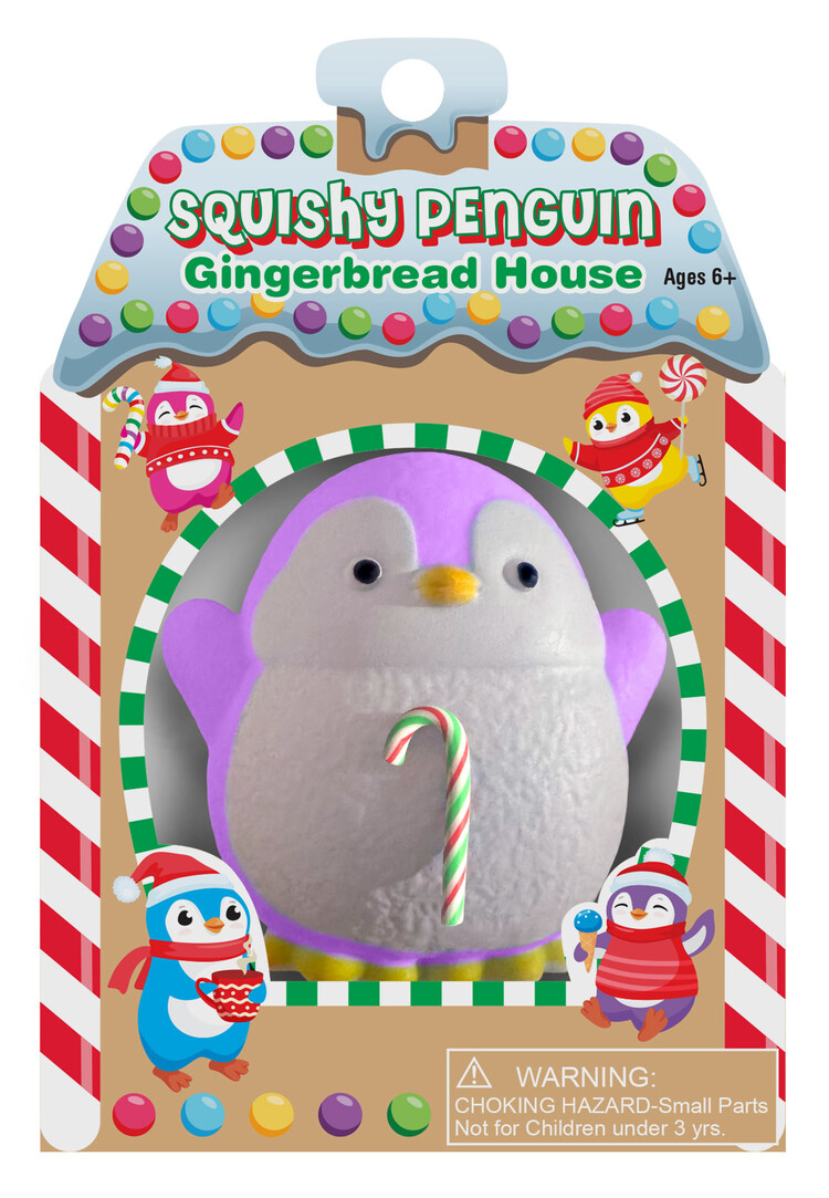 Squishy Penguin with Treat