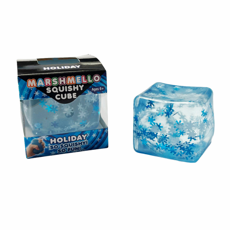 Marshmello Squishy Holiday Cube