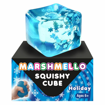 Marshmello Squishy Holiday Cube