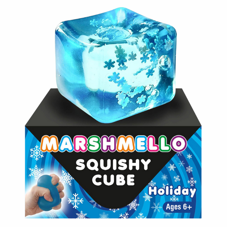Marshmello Squishy Holiday Cube