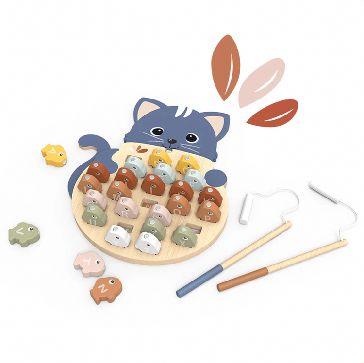 Alphabet Fishing Cat Game