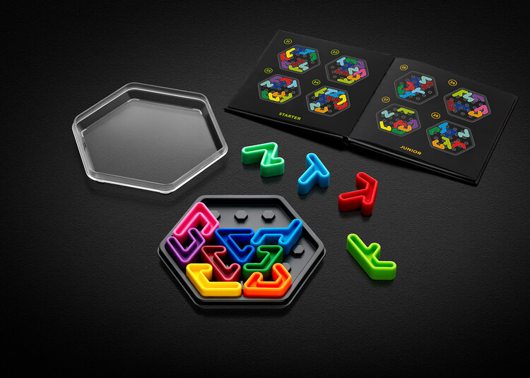 IQ Deluxe Hexa 1 Player Logic Game