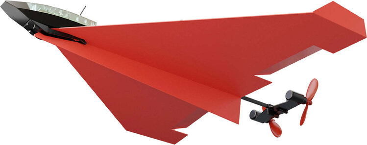 POWERUP 4.0 Smartphone Controlled Paper Airplane Kit - Red
