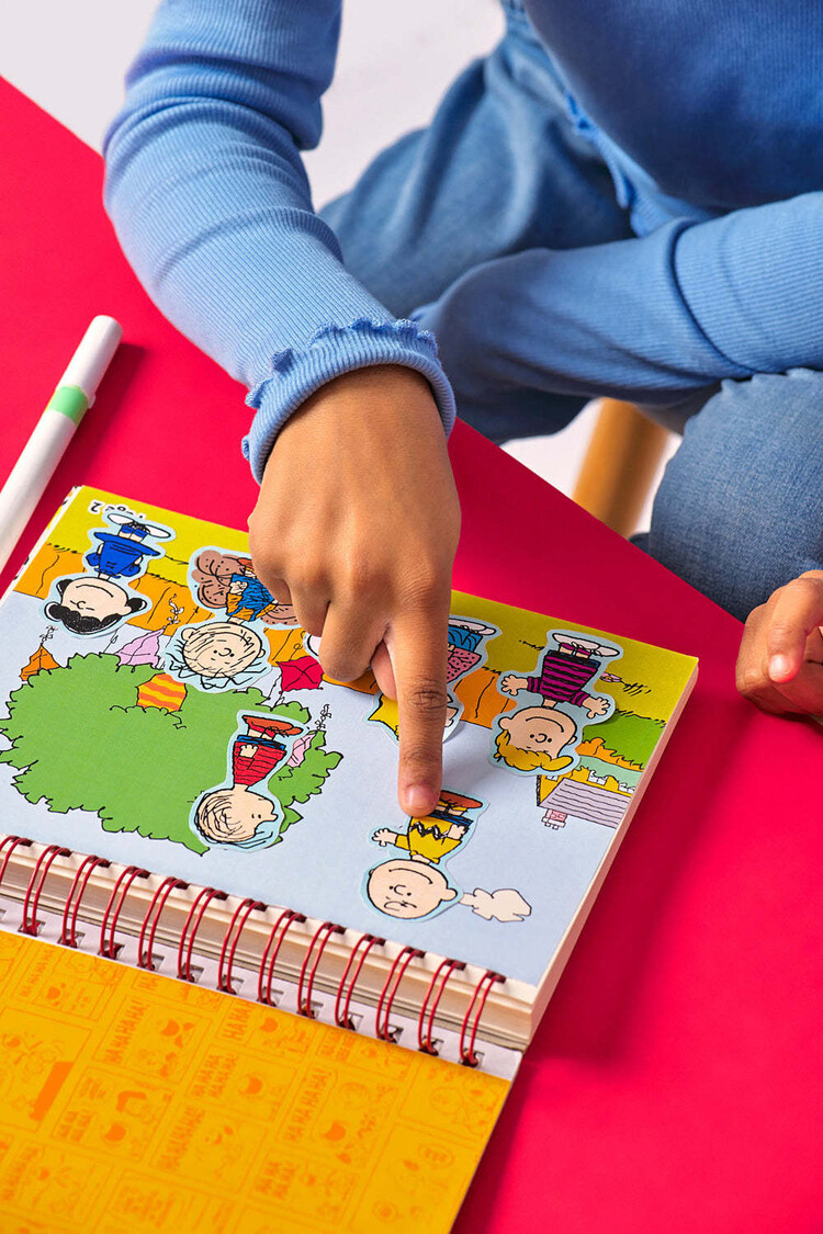 OOLY x Peanuts Coloring Activity & Sticker Kit