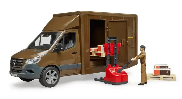 UPS Sprinter Truck with Driver
