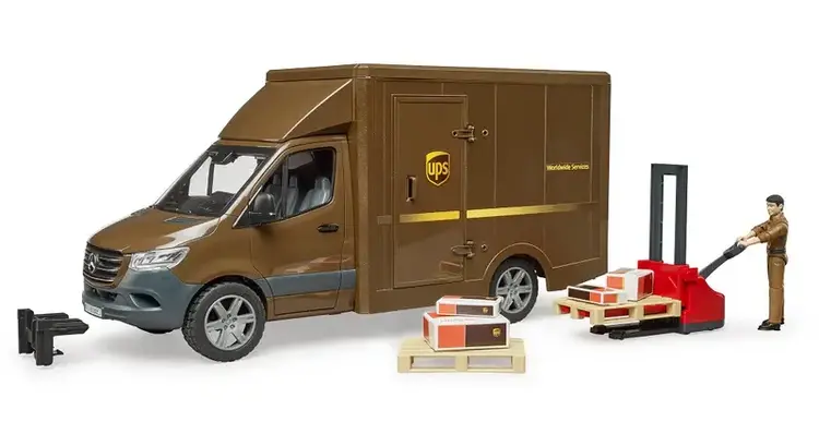 UPS Sprinter Truck with Driver