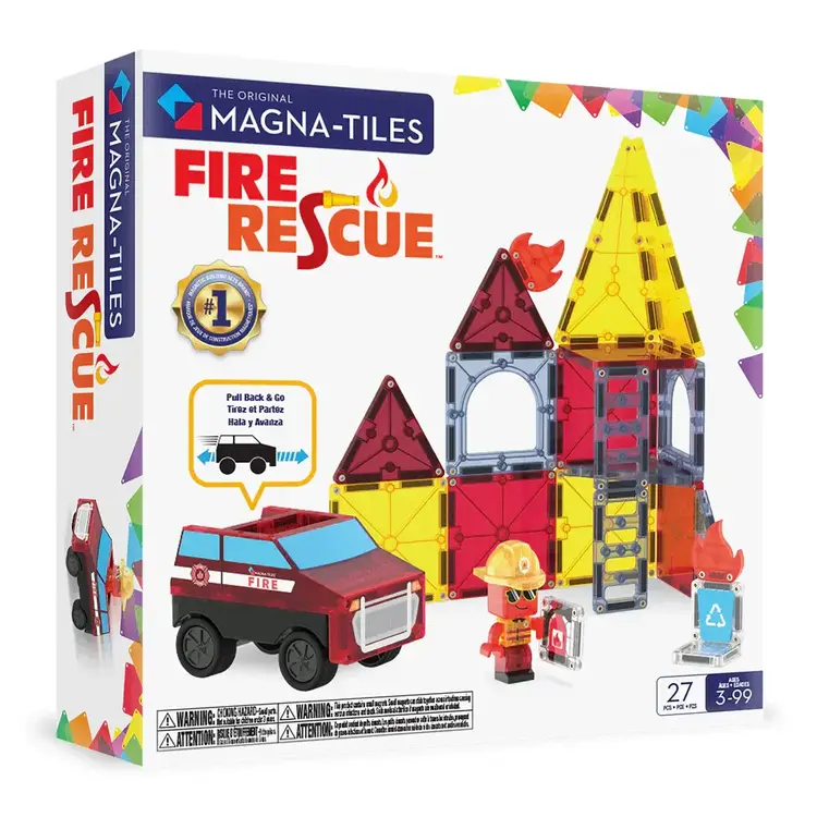 Magna-Tiles Fire Rescue 27 pc
