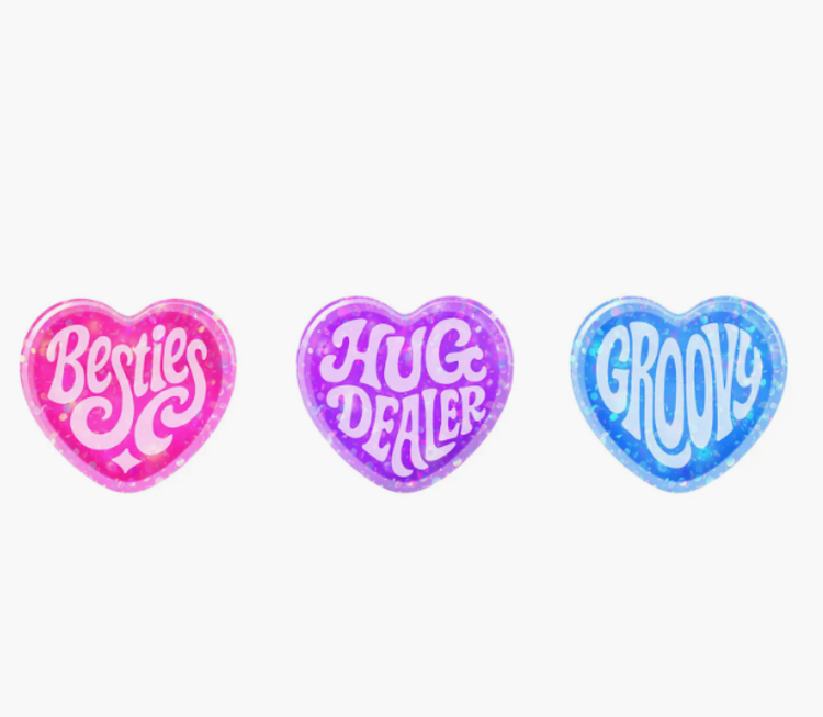 NeeDoh Sparkle Hearts Teenie Needoh