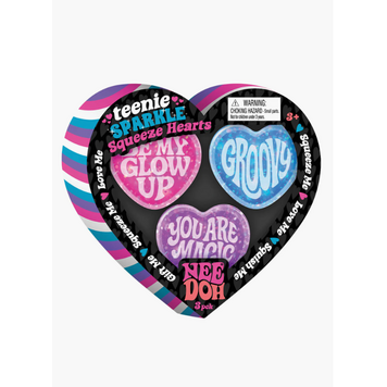 NeeDoh Sparkle Hearts Teenie Needoh
