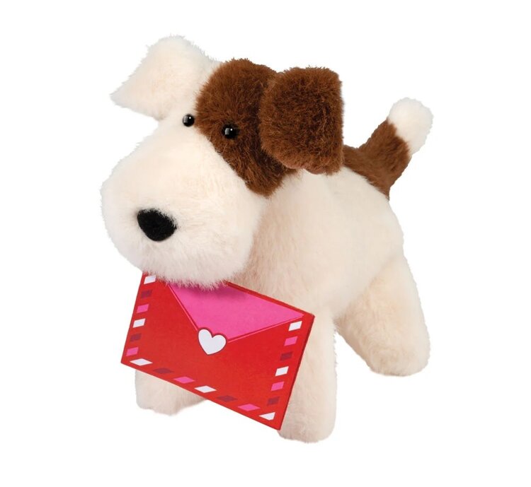 Douglas SALE! Valentine Muzzle Dog with Card
