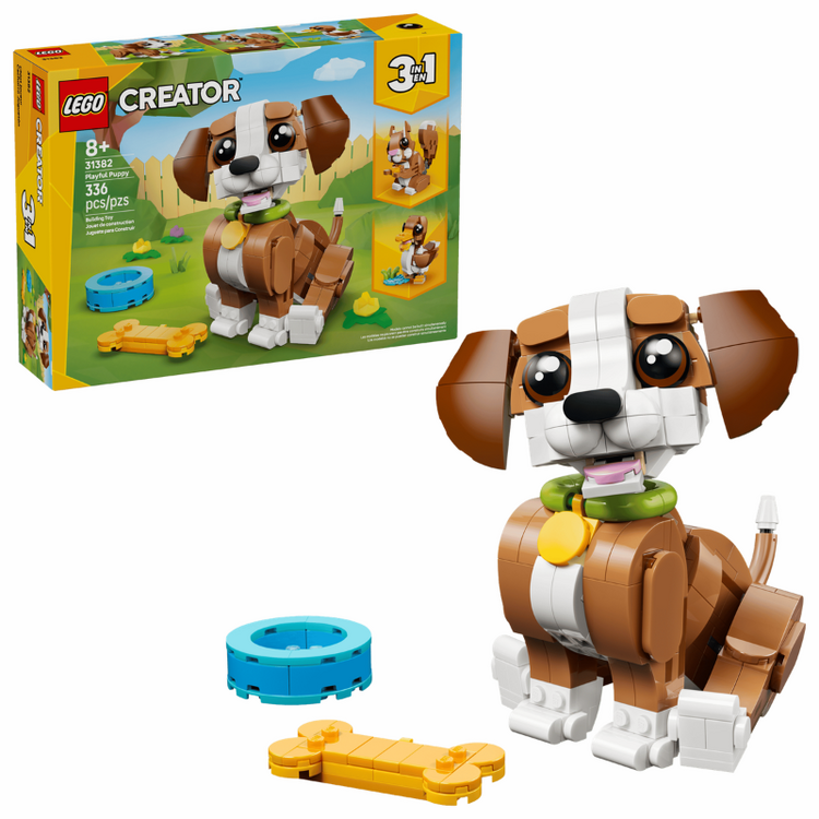 Cute Animals Playful Puppy Dog Lego Creator