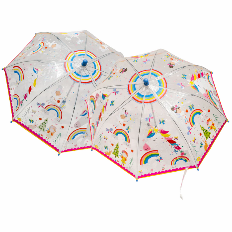 Rainbow Fairy Transparent Color Changing Umbrella
