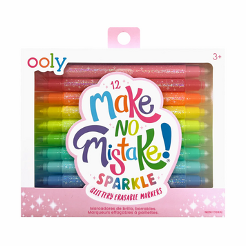 Make No Mistake! Glittery Erasable Markers
