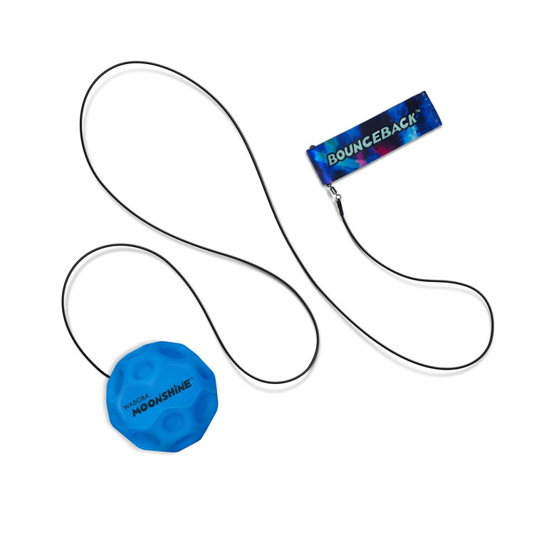 Waboba LED Bounceback Moon Ball on a Leash