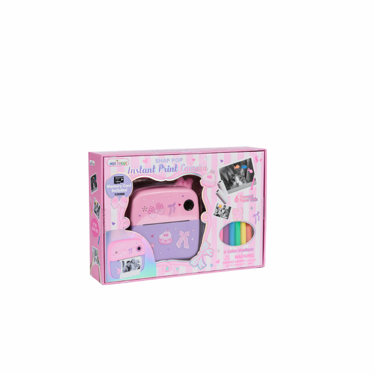 Bowtiful Snap Pop Instant Print Camera