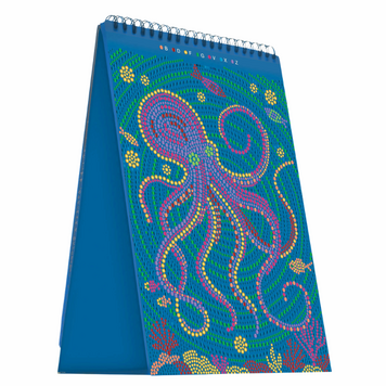 Into the Deep Metallic FlowArt Dot-By-Letter