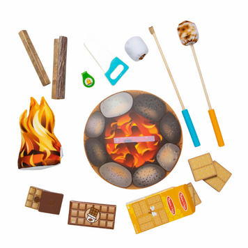 Melissa & Doug Let's Explore Campfire S'mores Play Set