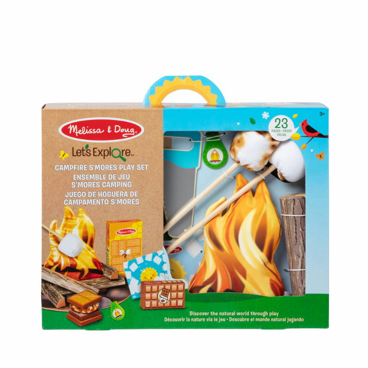 Melissa & Doug Let's Explore Campfire S'mores Play Set