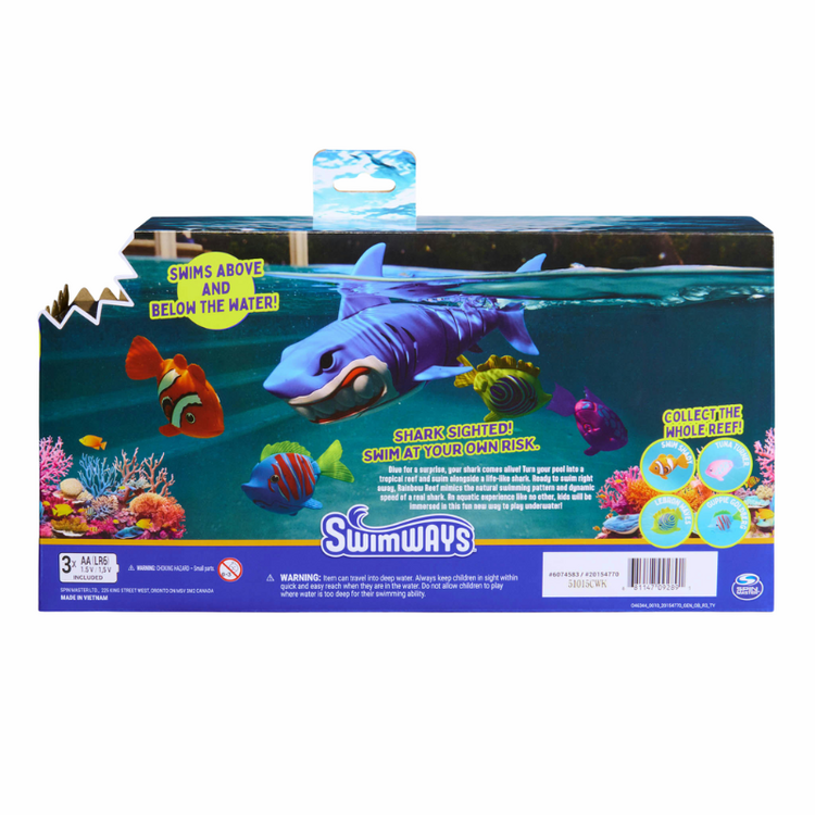 Finn Diesel Water Activated Shark Swimways Rainbow Reef