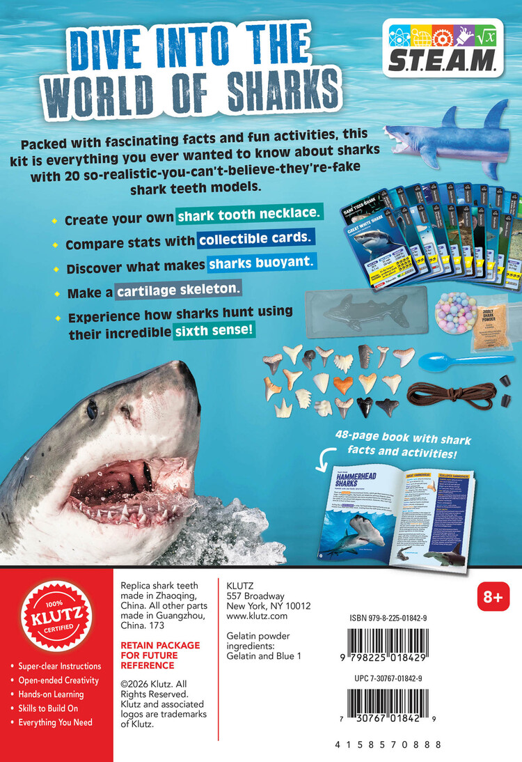 Klutz Steam Lab Shark-tastic Teeth