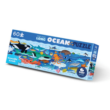 Crocodile Creek Super Duper Long Oceans Puzzle  60 pc Puzzle