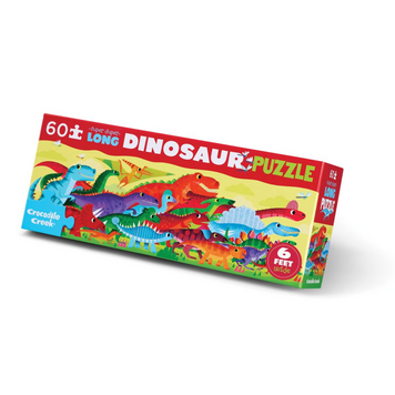 Crocodile Creek DinoWorld  Super Duper Long Puzzle 60 pc Puzzle