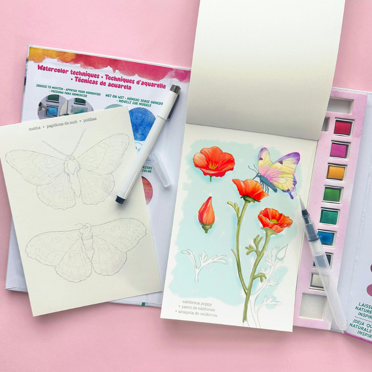 Flora Watercolor Journal