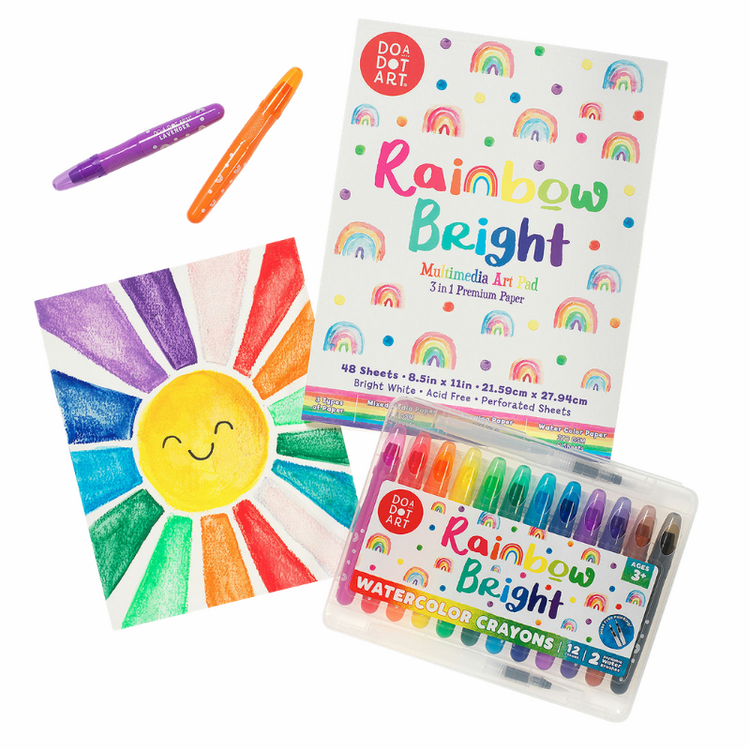 Rainbow Bright Multimedia Art Pad