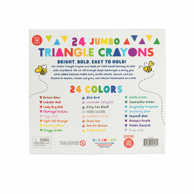 Jumbo Triangle Crayons