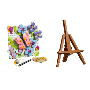 Floral Art Decor Painting LEGO Creator