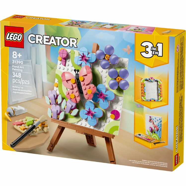 Floral Art Decor Painting LEGO Creator