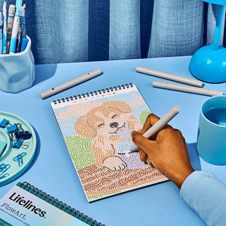 Wags & Whiskers FlowArt Dot-By-Letter