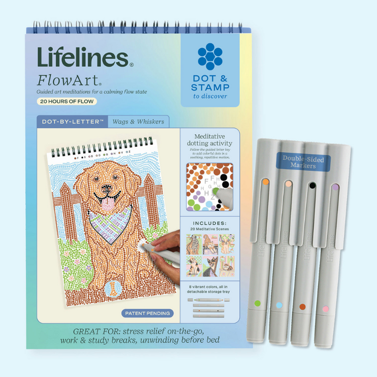 Wags & Whiskers FlowArt Dot-By-Letter