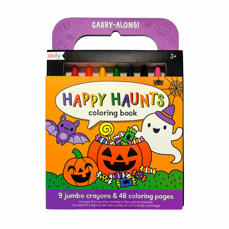 Ooly Happy Haunts Carry-Along Coloring Book Set