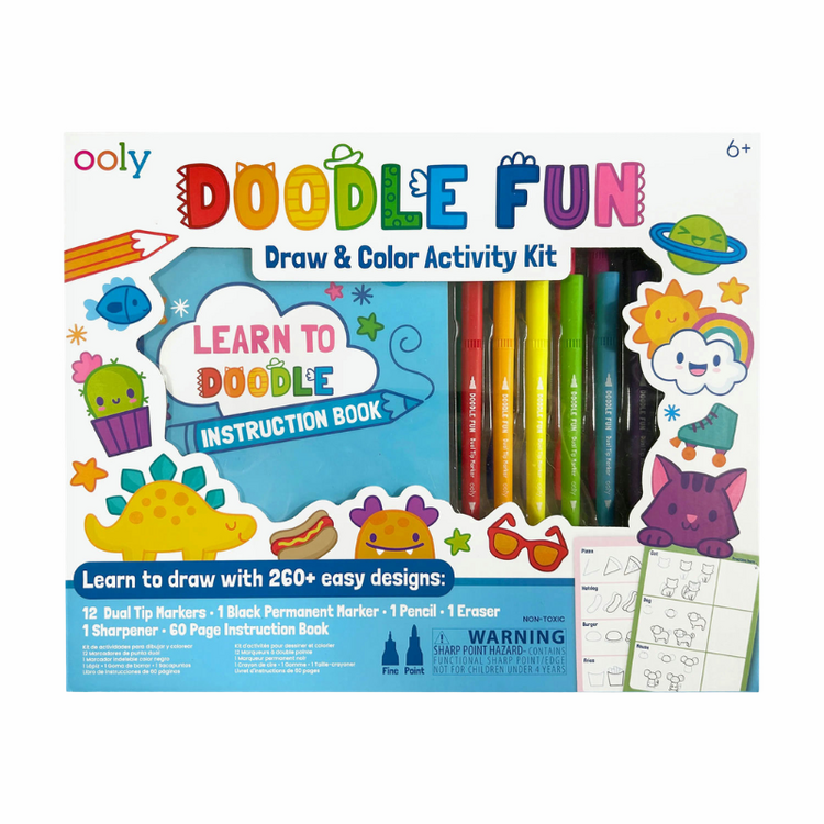 Doodle Fun Draw and Color Activity Kit