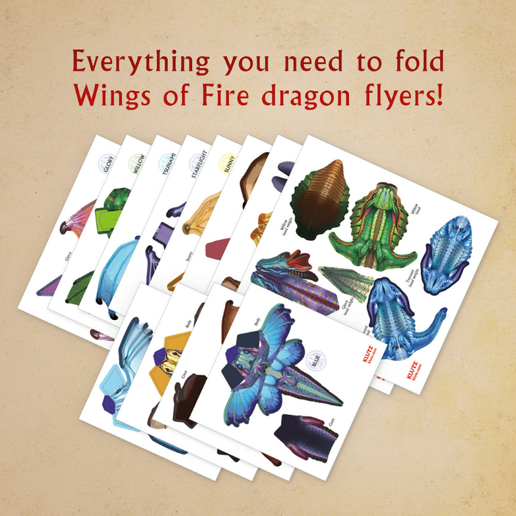 Wings of Fire Folded Flyers Klutz