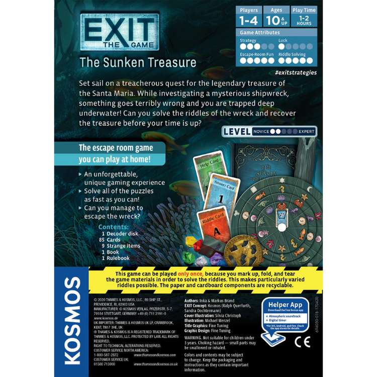 Thames & Kosmos Exit: The Game - The Sunken Treasure