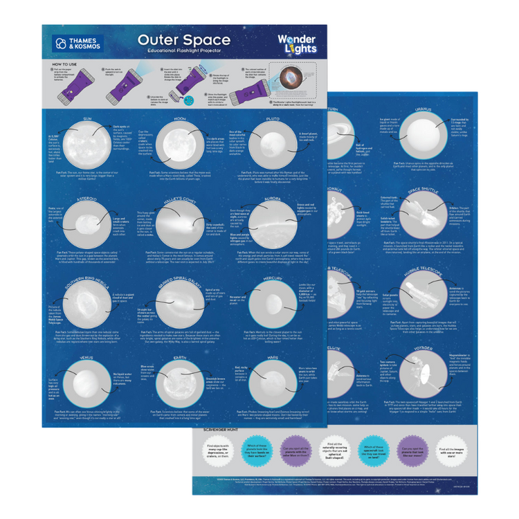 Wonder Lights: Outer Space - Educational Flashlight