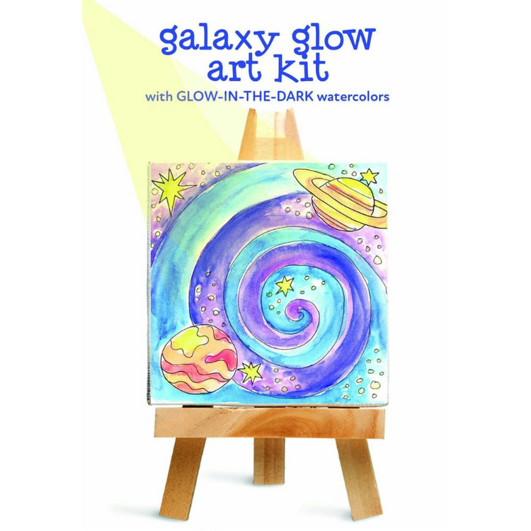Galaxy Glow Watercolor Kit Tiny Easel