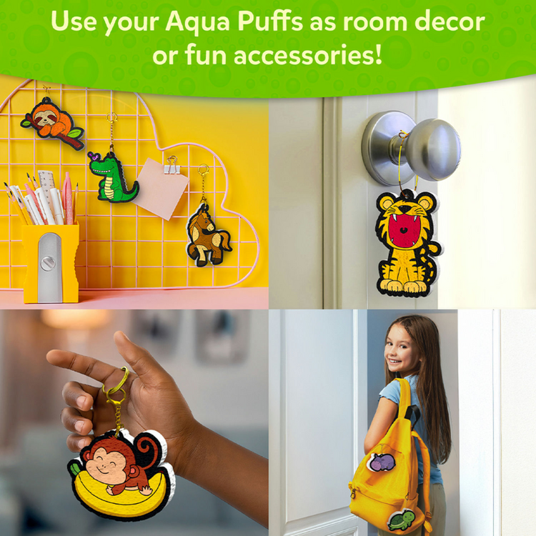 Aqua Puffs 3D Art Animal Friends