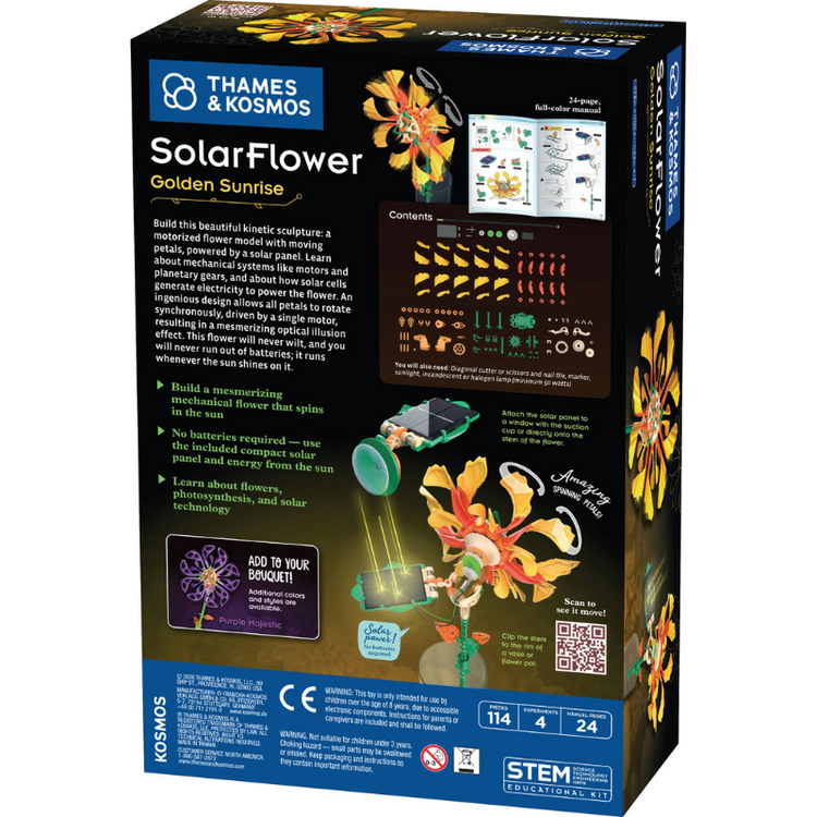 SolarFlower Golden Sunrise
