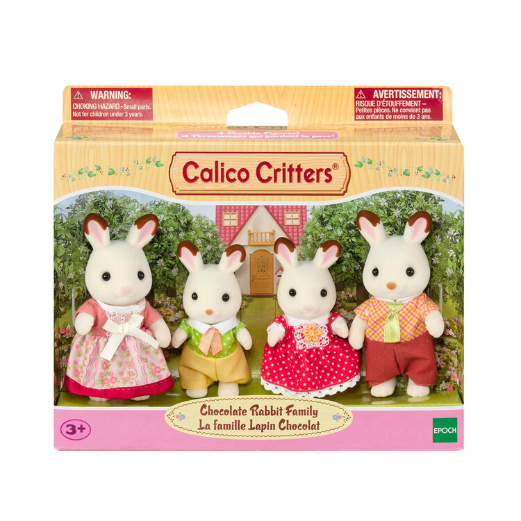 Chocolate Rabbit Family Calico Critters