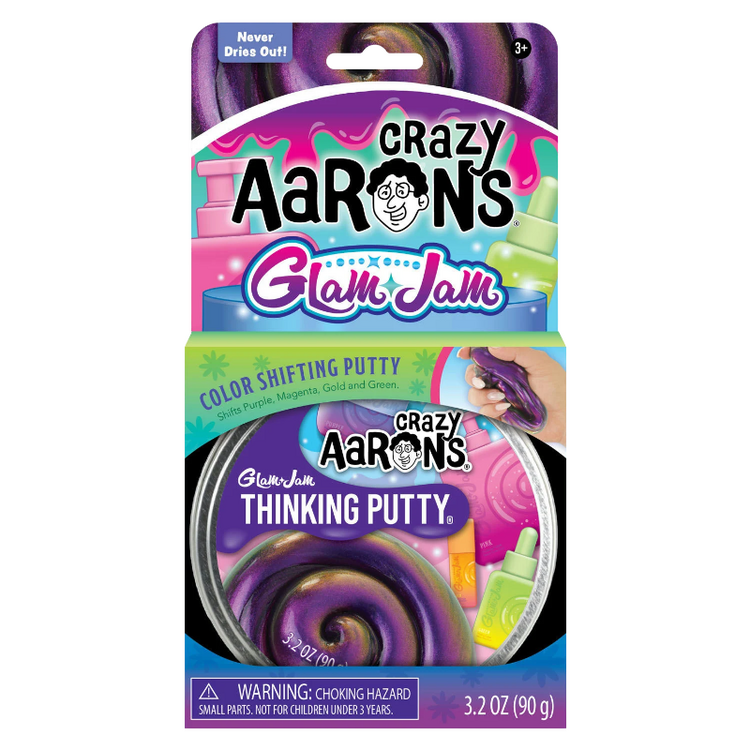 Crazy Aarons Glam Jam 4" Thinking Putty Tin